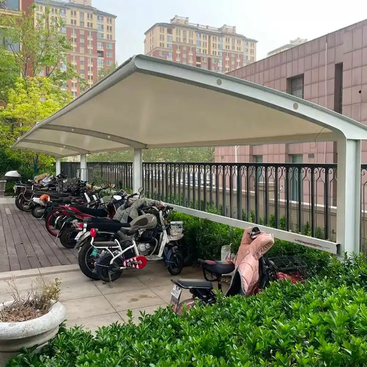 英山县膜结构电动车棚